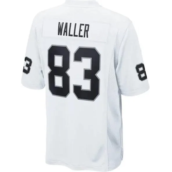 

embroidery American Jersey Darren Waller Men Women Kid Youth White Las Vegas Football Jersey