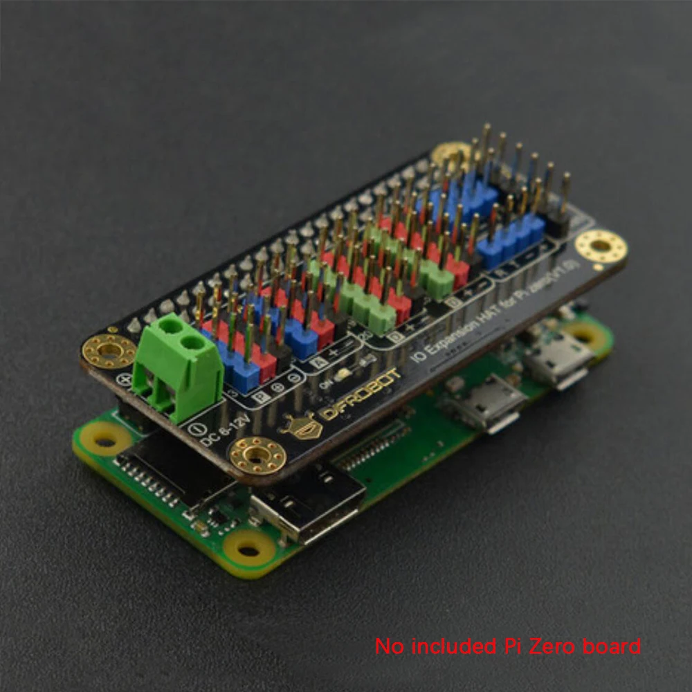 Расширительная головка DFRobot IO для Raspberry Pi Zero W MCU STM32F030 с портами PWM I2C UART SPI