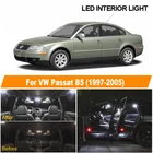 11 шт. белые светодиодсветодиодный лампы Canbus без ошибок для карты купольные лампы для зеркала для туалетного столика лампа для багажника светильник для салона VW Passat B5 1997-2005