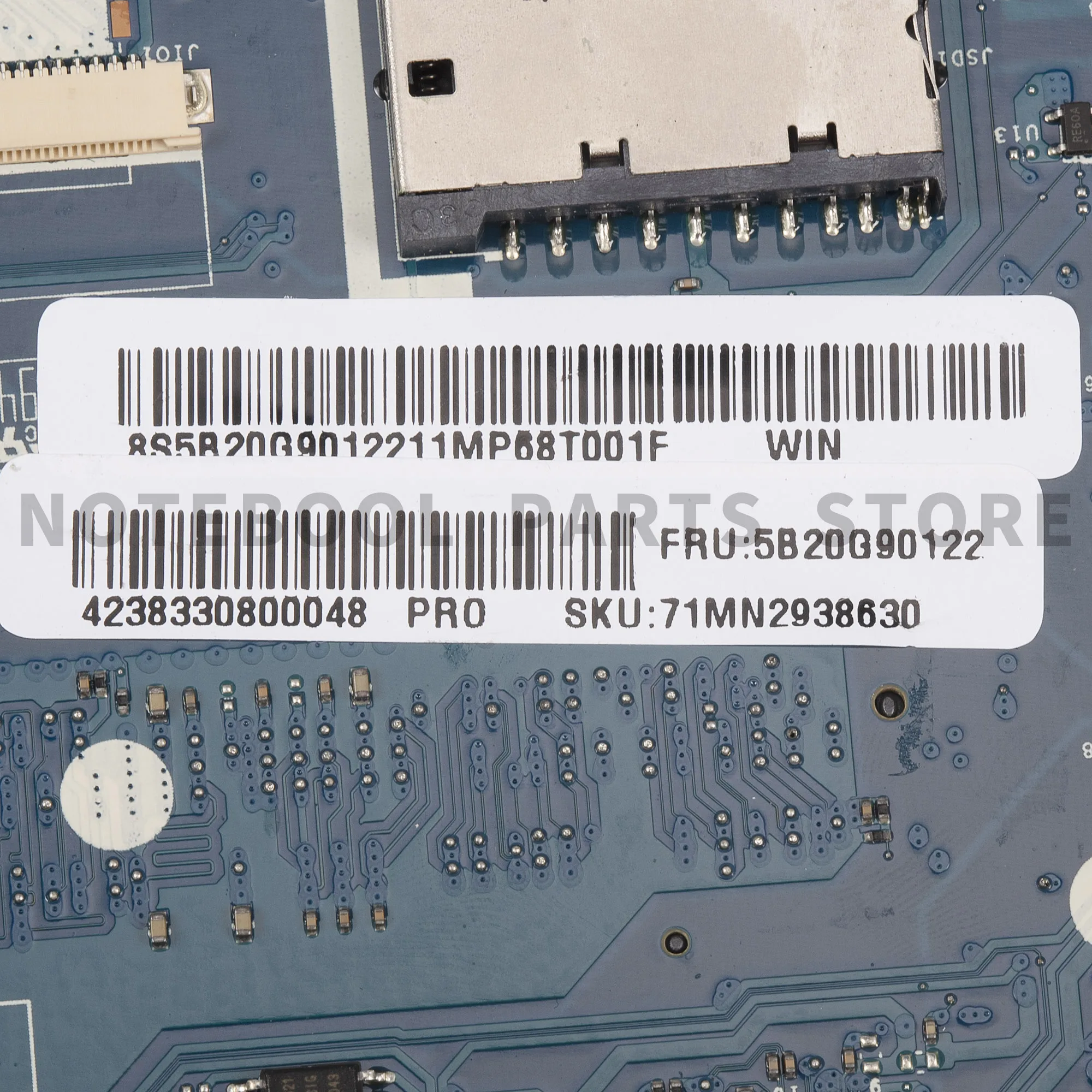 Материнская плата для ноутбука Lenovo Thinkpad B50-30 N2840 CPU 5B20G90122 ZIWB0/B1/E0 LA-B102P DDR3 полностью