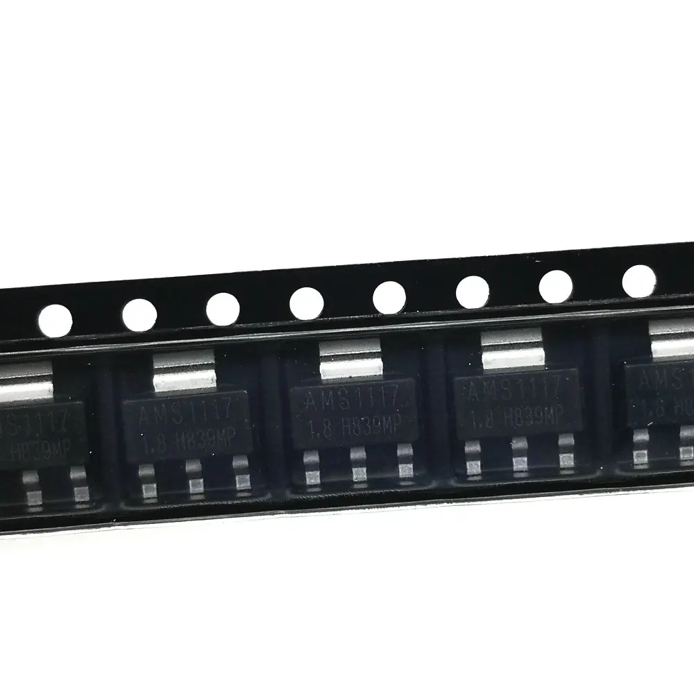 70 шт./лот = 7Kinds* 10 шт. AMS1117 1,2 V 1,5 V 1,8 V 2,5 V 3,3 V 5V ADJ 1117 AMS1117-3.3 AMS1117-5.0 AMS1117-ADJ AMS1117-1.5 AMS1117-2.5