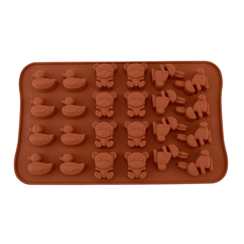 

Best New Silicone Chocolate Mold 15 Shapes Chocolate Baking Tools Non-stick Silicone Cake Mold Jelly and Candy Mold 3D Mold DIY