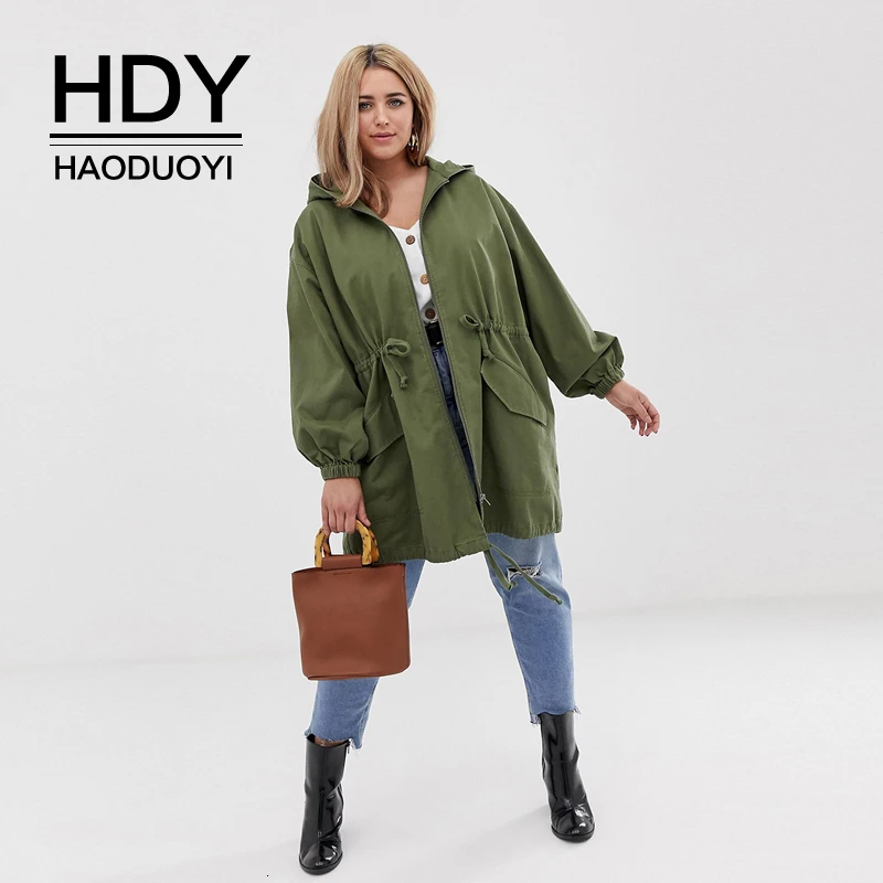 HDY Haoduoyi 2019 Новая мода осень Повседневное большой Размеры самосовершенствования