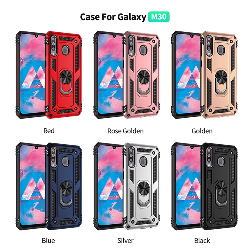 Противоударный бронированный чехол подставка для Samsung Galaxy S8 S9 S10 Note 8 9 10 Plus A10 A20 A30