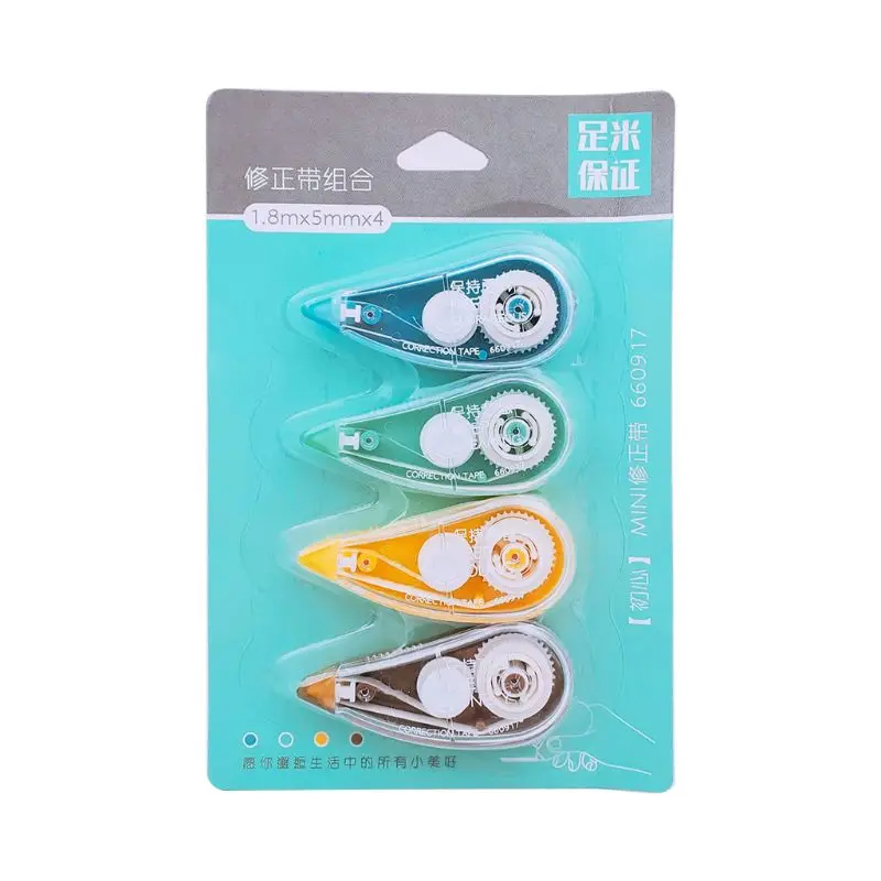 

4pcs/set 5m Mini Correction Tape Stationery Corrector Kids Student Altered Tapes K3KB