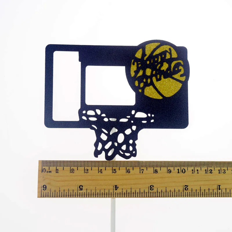

Cake Topper Flags Happy Birthday Decoration Basketball Net Black Cupcake Cake Topper Wedding Party Baby Shower Baking DIY Xmas