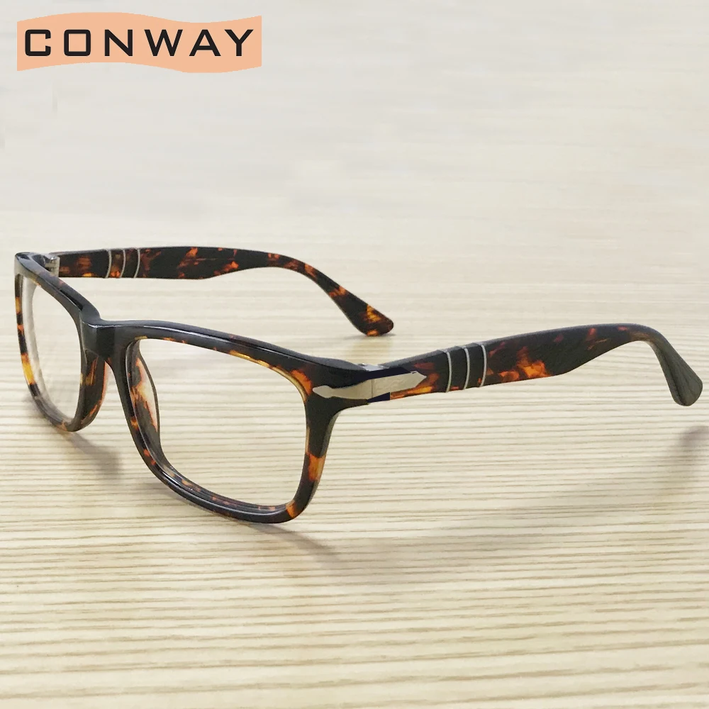 Классическая Прямоугольная оправа для очков Conway небьющаяся ацетатная с