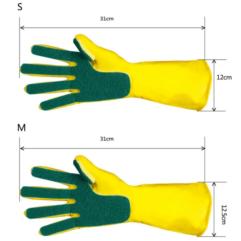 Домашний моющая Чистящая Перчатки Magic силиконовые посудомоечный скребок губка