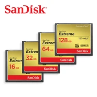 sandisk extreme pro memory card 32gb 64gb 128gb 120ms cf card high speed compact flash card for dslr and hd camcorder discount