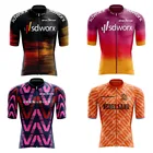 Велосипедная команда Aero Джерси велосипедные ретро мужские летние платья с коротким рукавом Велоспорт Комплект футболки Maillot SDWORX велосипедная одежда Топы Одежда