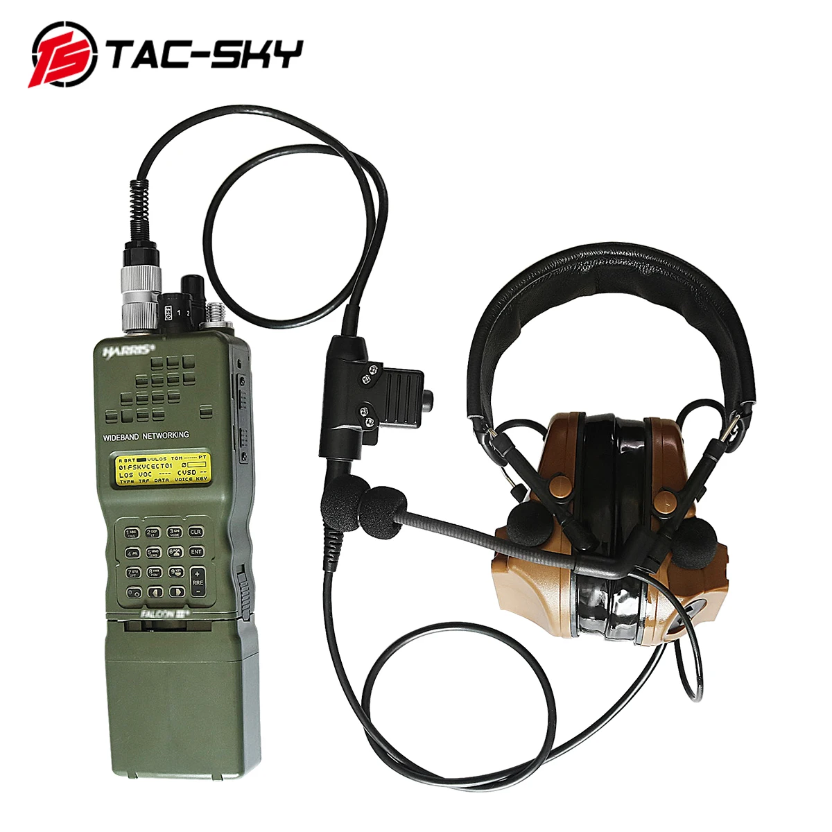 TAC-SKY AN/КНР 148 152 152A PTT U94 PTT 6-военный разъём amphonel PTT U94 PTT для AN/КНР 148 152 152A для переносного приемо-передатчика модель