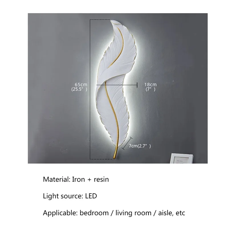 Настенный светильник OUFULA в скандинавском стиле креативная лампа с белыми