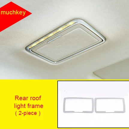 

For Benz E class 2016-2019 ABS Rear roof light frame chrome molding trim 2pcs