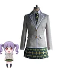 Аниме Банг сон! Udagawa Ako костюм для косплея Roselia 5th одиночные платья Рождество Хэллоуин Карнавал Униформа на заказ