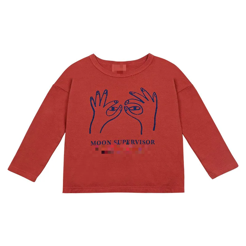 Детский костюм из трех предметов футболка с длинным рукавом и штаны капюшоном