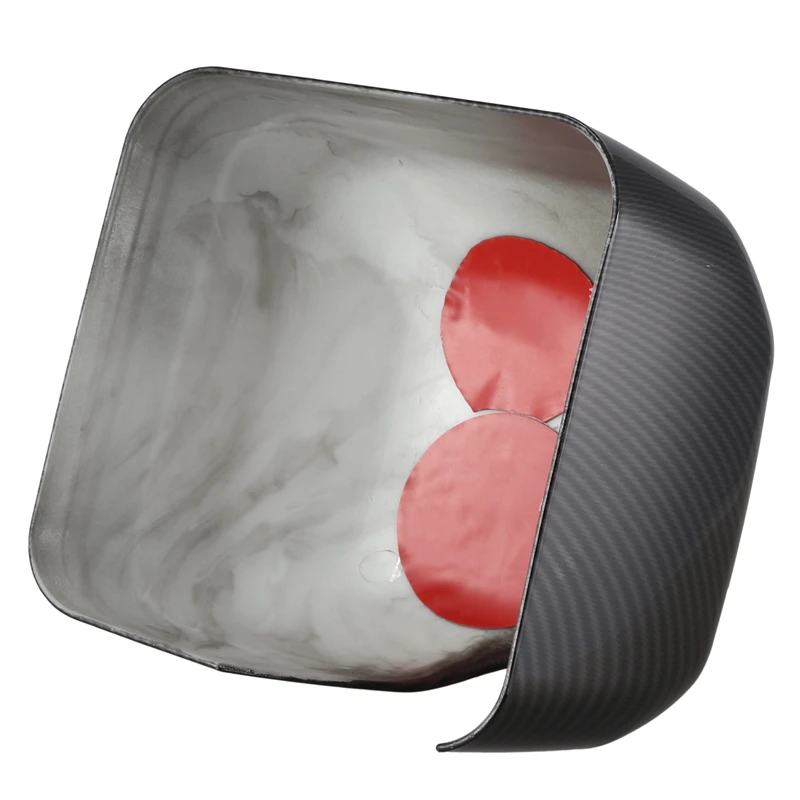 Новое углеродное волокно боковое зеркало заднего вида Накладка подходит для Jeep