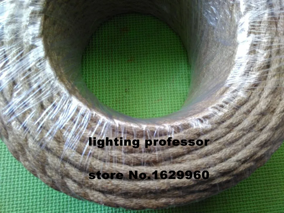 100 м 2 жильный Ретро Плетеный Электрический провод тканевый кабель сделай сам