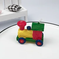 qt0493 silicone moulds clay resin creative toy train christmas candle soap mold childrens birthday train candles handmade soap