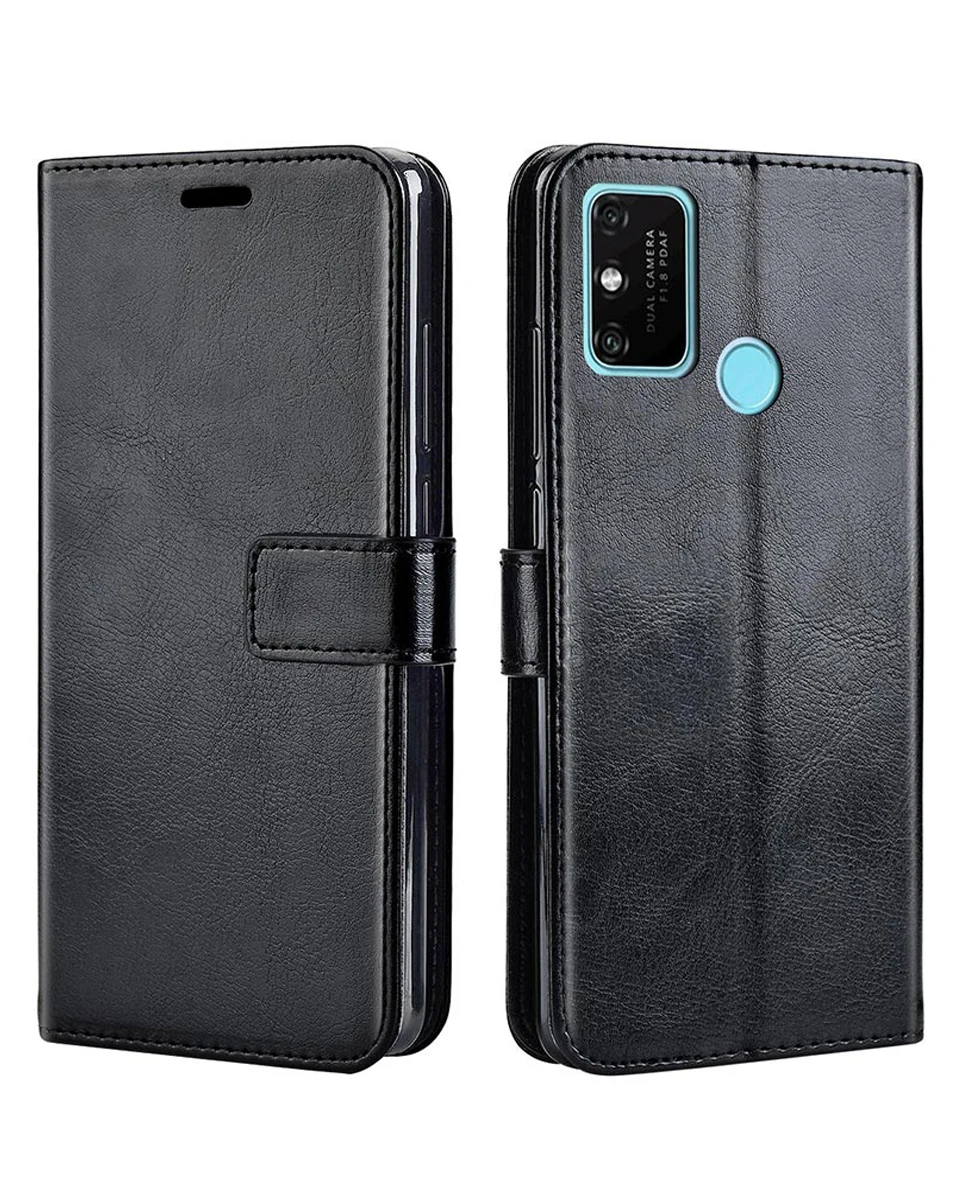 Чехол книжка для Huawei Honor 9A из кожи|Бамперы| |