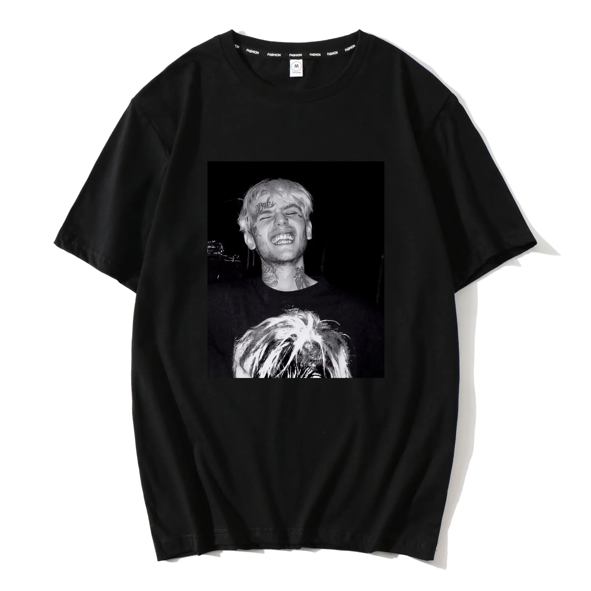 

LIL PEEP T SHIRT BLACK WHITE Jurney Print T-shirt Cool Xxxtentacion Tshirt Brand Shirts Print Colour Harajuku Men T Shirt