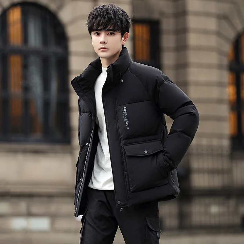Мужская куртка на утином пуху новый стиль модное и красивое Брендовое