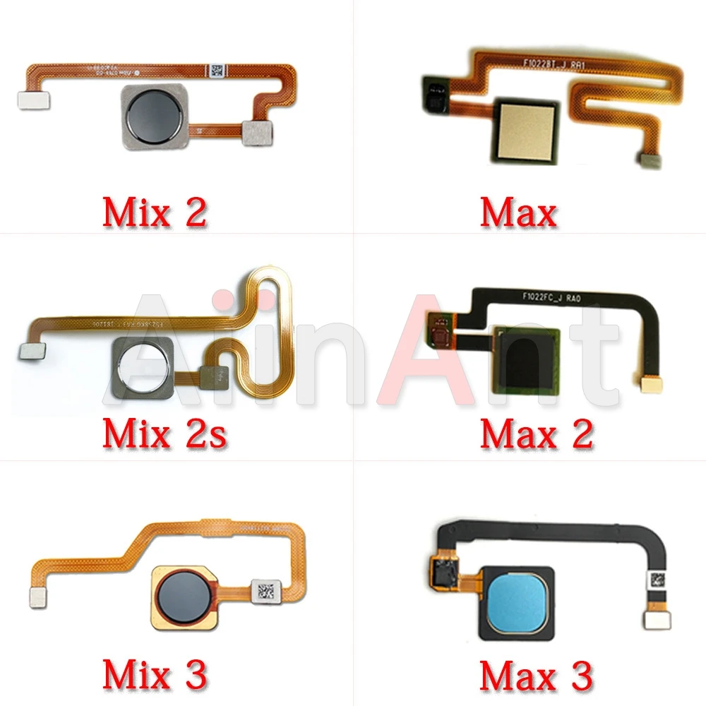 

Оригинальный сканер Home Button Back Touch ID Flex для Xiaomi Mi Max Mix 2 2s 3, сканер отпечатков пальцев, гибкий кабель