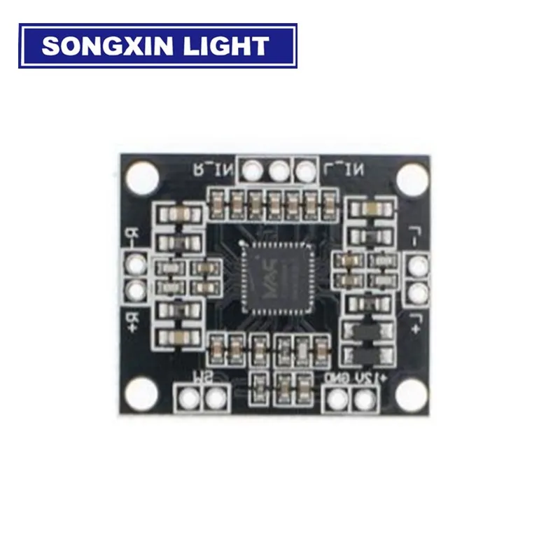 12В мини Hi Fi PAM8610 аудио стерео усилитель плата 2X10W двухканальный D Класс низкая