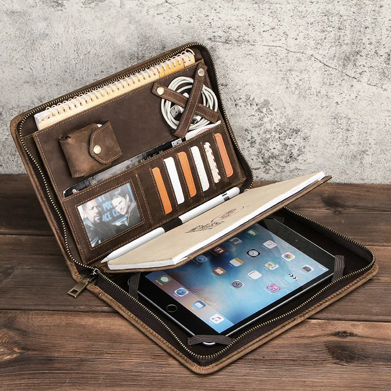Роскошный ретро чехол из коровьей кожи для ipad mini 7 9 дюйма планшета сумка ноутбука