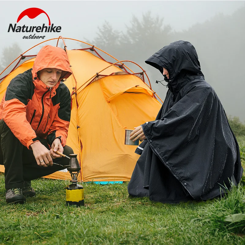 Naturehike пончо для взрослых Водонепроницаемый Воздухопроницаемый плащ кемпинга