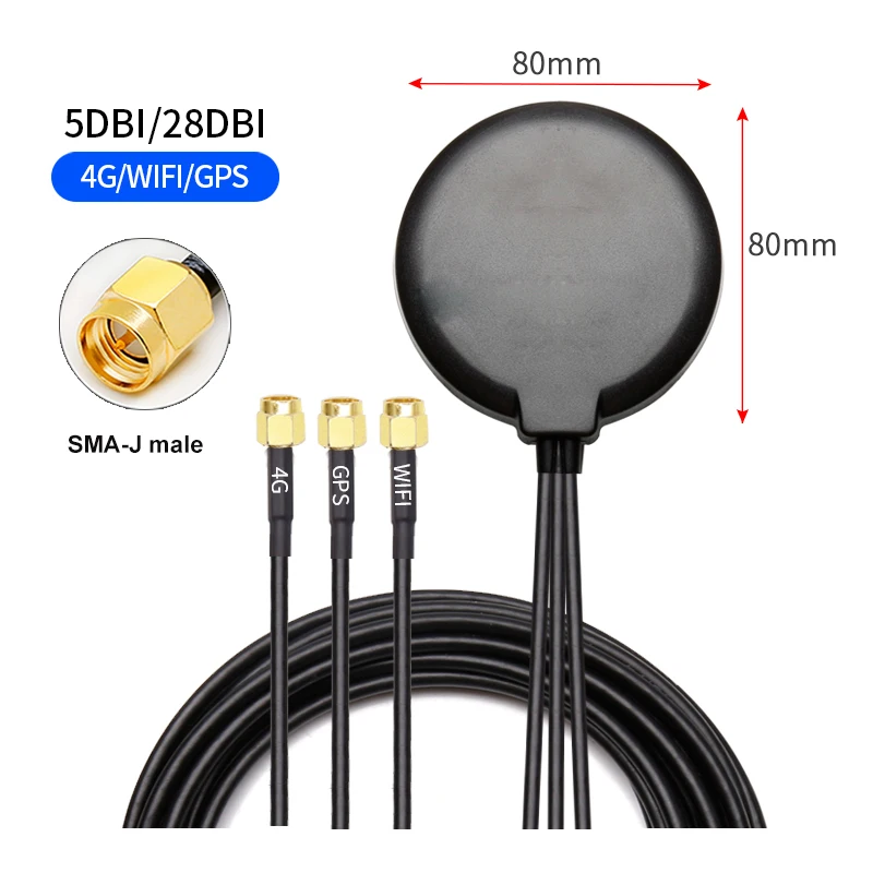 1 шт. 4G wifi GPS комбинированная антенна GSM LTE 2 наружная Водонепроницаемая с высоким
