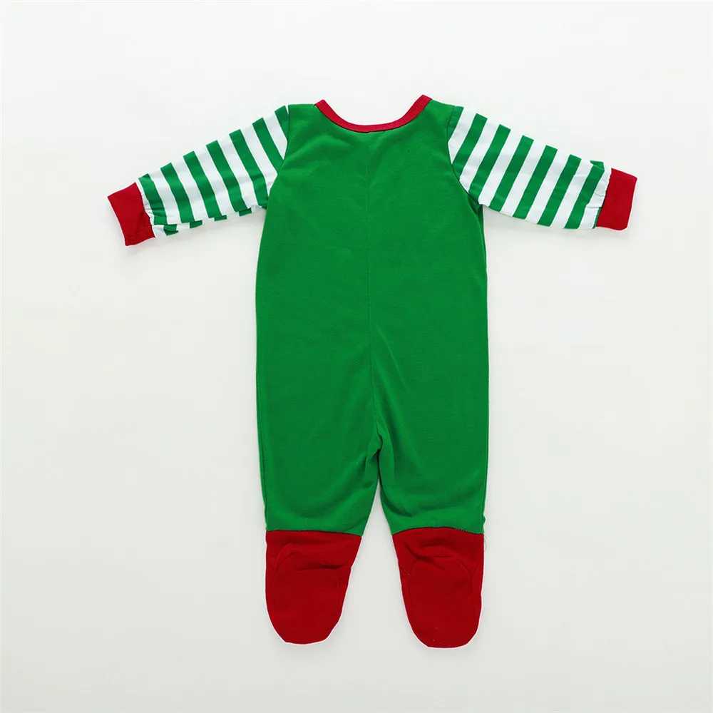 LILIGIRL Christmas Family Matching Pajamas Sets Adult Women Kids Xmas Stripe Print Nightwear Sleepwear Clothes Outfit