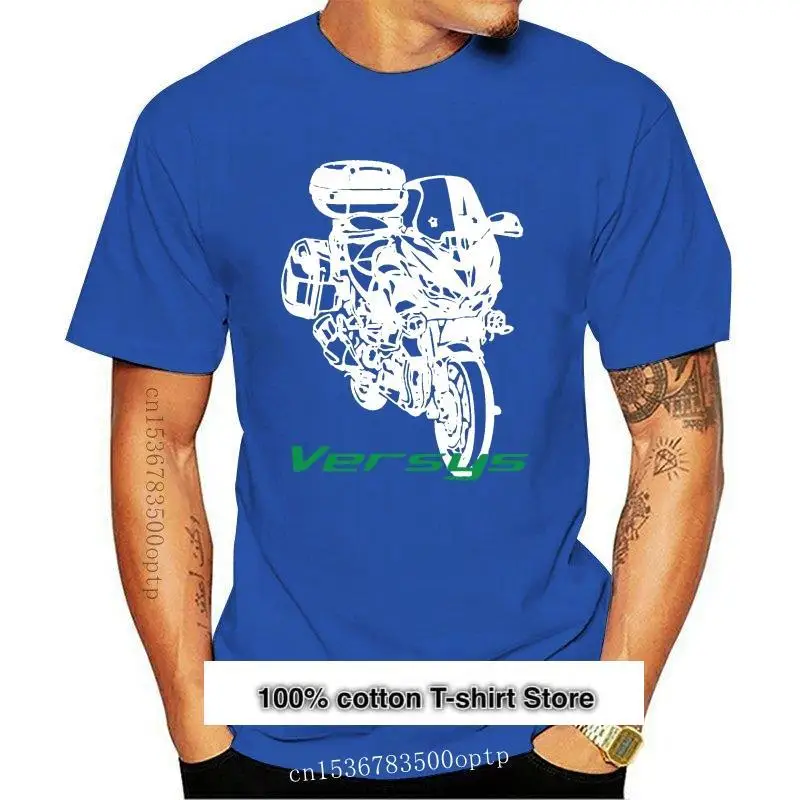 

Camiseta de manga corta de algodón para hombre, camisa de moda para motocicleta, Versys 2021, 1000, 650, novedad de 2021