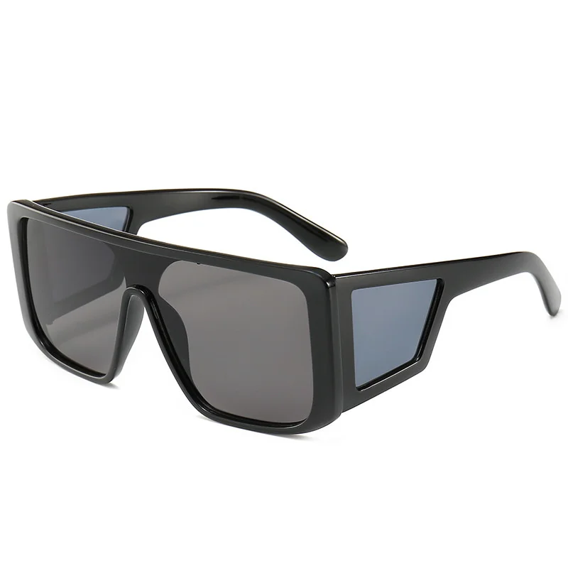 

2043 fashion street shooting versatile Sunglasses personality box sunglasses