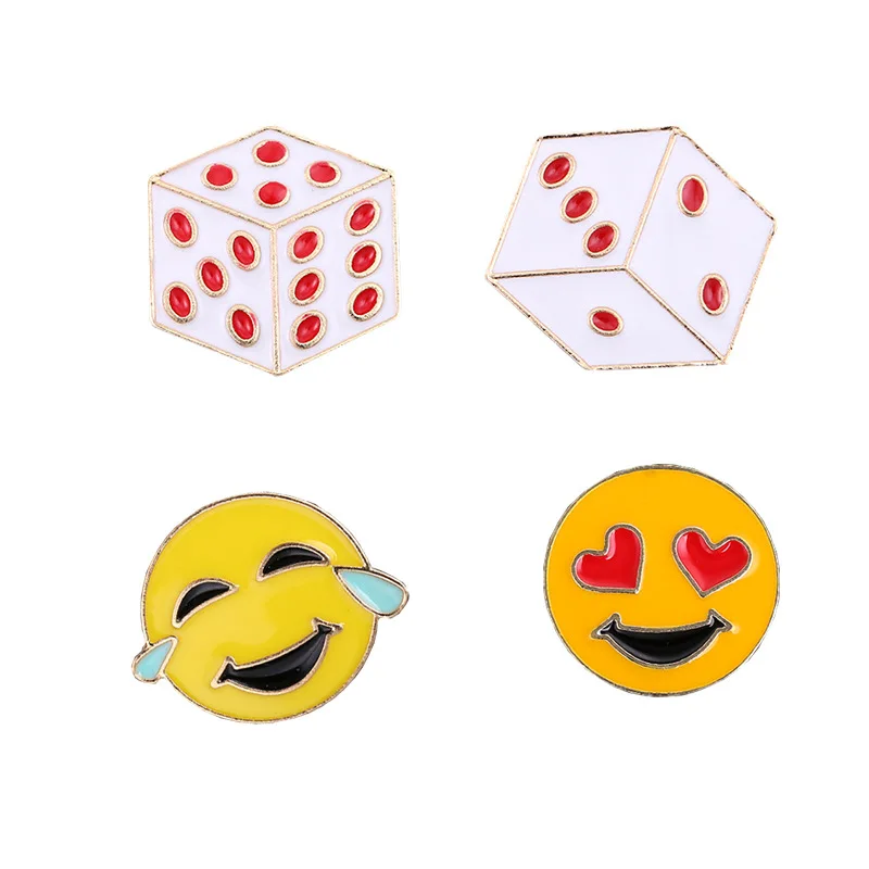 Модная брошь в виде кубиков из мультфильма плохой вкус забавная Пряжка сплава