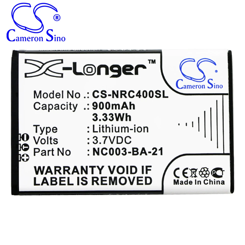 

Cameron Sino 900mAh Battery for Nolan B4 RCS Kits , NC003-BA-21