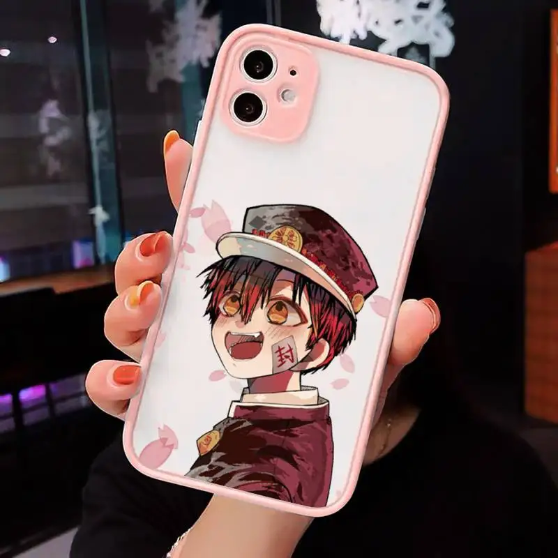 

Ground-bound boy Hanako-kun Phone Cases matte transparent For iphone 7 8 11 12 plus mini x xs xr pro max luxury brand cover