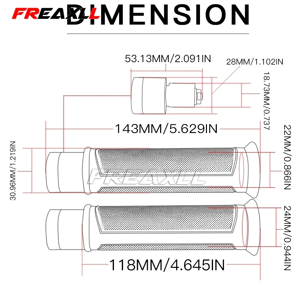 

For Truimph CG125 CB400 Honda CRF250X 2010 2011 2012 7/8'' Motorcycle Handle Bar Caps Handlebar Grips CNC 22MM Universal