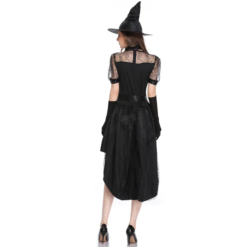 

New Halloween Adult Costume Cosplay Costume Tuxedo Witch Party Dance Costume