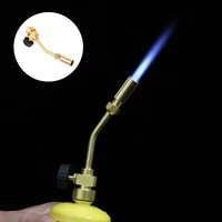 1pcs gas welding torch propane lighter metal flame thrower brazing solder plumbing blow torch gas torch soldering tool new