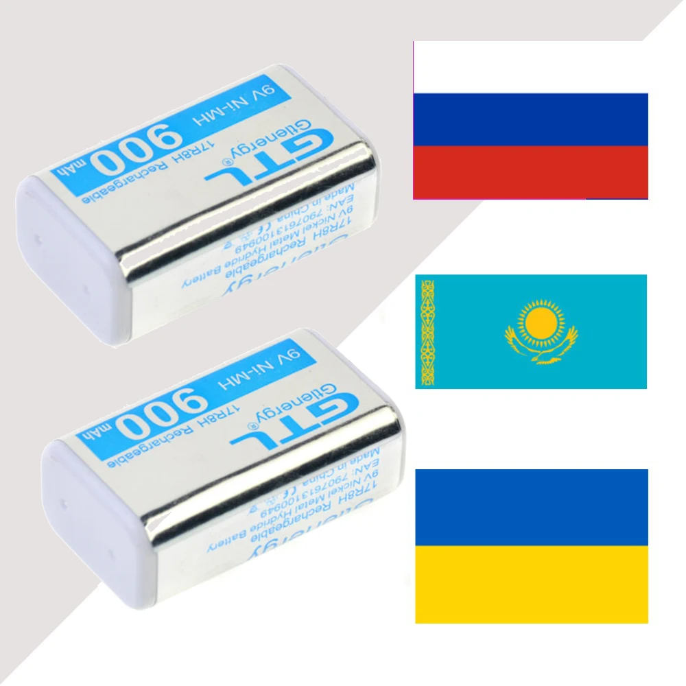 GTL 9V перезаряжаемая батарея 900mAh Блок 5 7*2 5*1 6 (см) подходит для моделей таких как RC