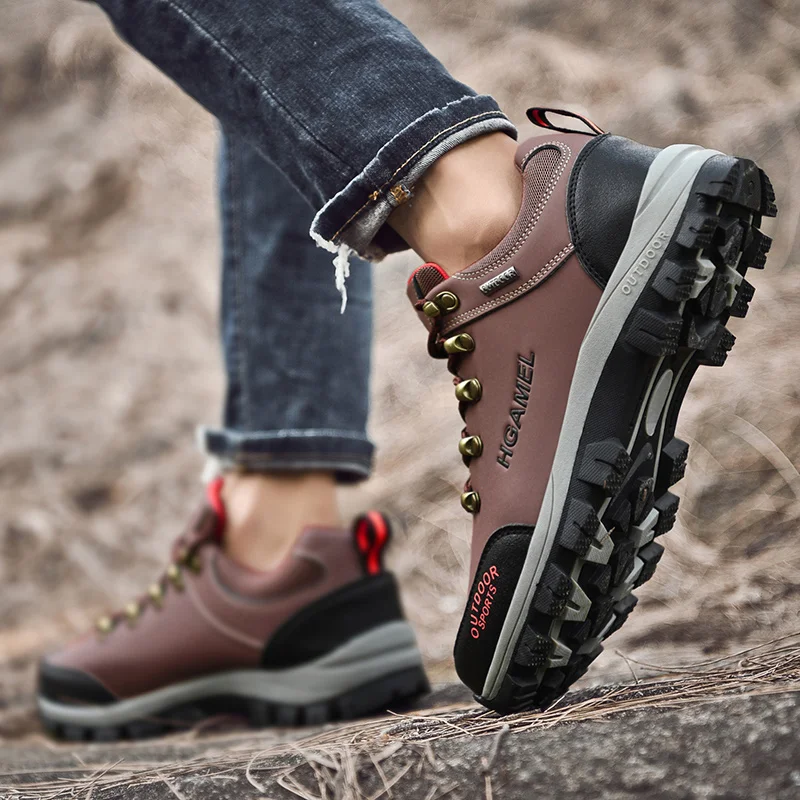 

High Quality Men Hiking Shoes Autumn Winter Brand Outdoor Mens Sport Trekking Mountain Boots Waterproof Climbing Athletic Shoes
