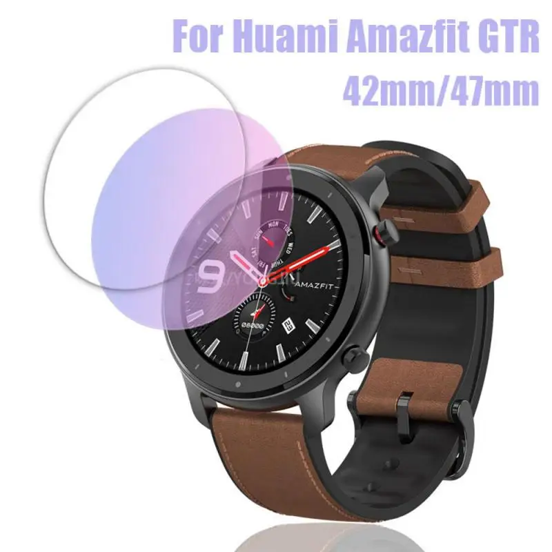 Прозрачная защитная пленка из закаленного стекла для смарт часов AMAZFIT GTR HD