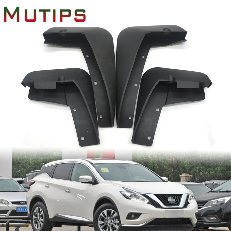 

Mutips автомобильные передние и задние брызговики Брызговики арок Защитная крышка аксессуары для авто Nissan Murano Z52 2015 2016 2017