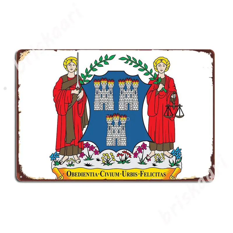 

Дублинский герб оружия, Ирландия, металлические знаки, Настенный декор, настенный кинотеатр, гостиная, Классические жестяные плакаты