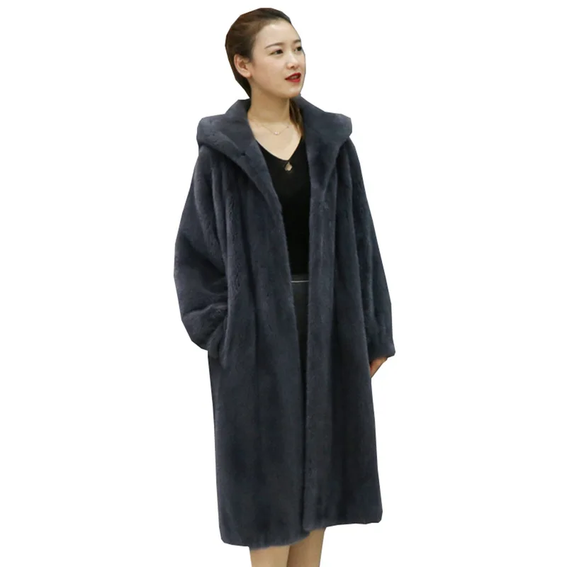 Women real mink coats female mink fur coat genuine long fur coat ladies winter clothes oversize 6xl 5xl 7xl natura fur coats