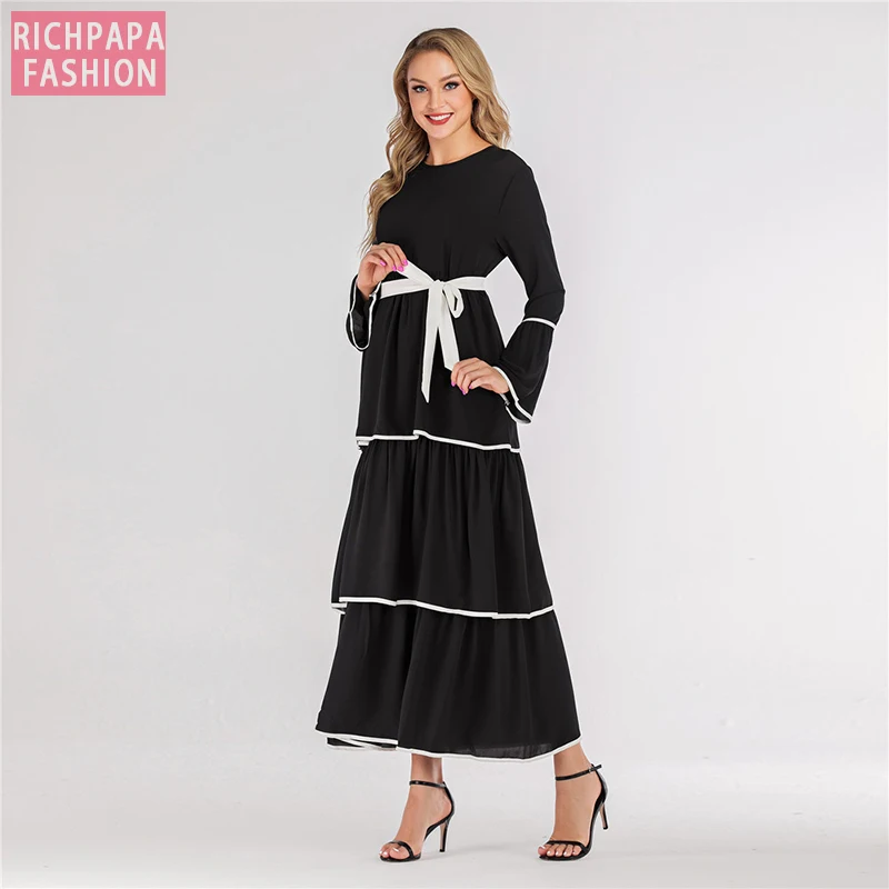Eid Kaftan Abaya Турецкий Арабский мусульманское модное платье пакистанские хиджаб