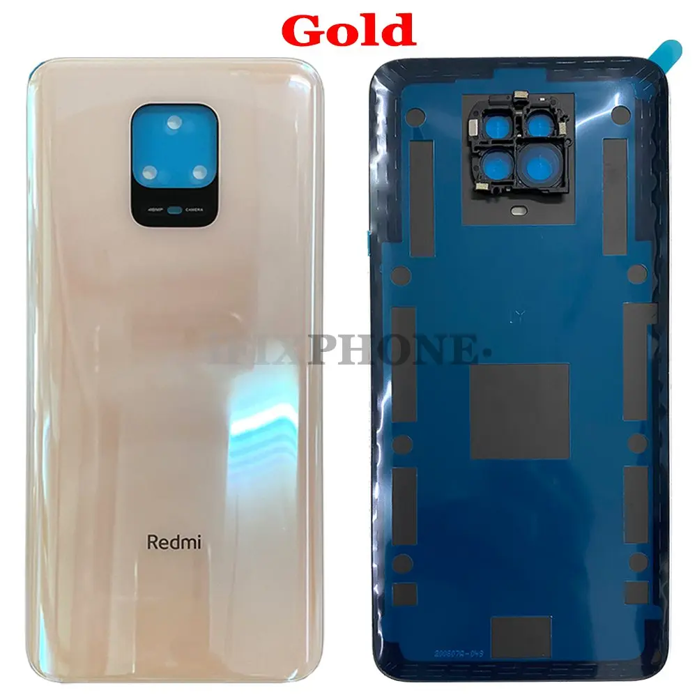 

For Xiaomi Redmi Note 9s/9 Pro Battery Cover Back Glass Panel Rear Housing Case For Redmi Note 9S/9 Pro Back Battery Cover Door