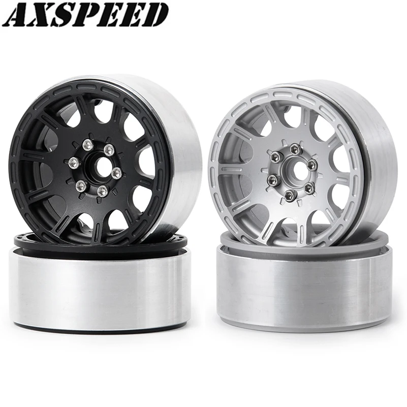 

AXSPEED 1,9 дюймов колёсные диски из сплава бисером ступицы колеса для 1/10 осевой SCX10 D90 CC01 Радиоуправляемый автомобиль Запчасти