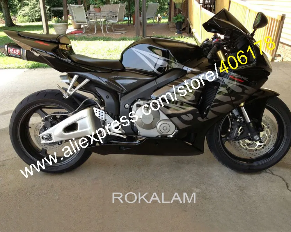Послепродажные Обтекатели для Honda CBR600RR F5 2005 2006 CBR 600 RR 05 06 600RR черный комплект
