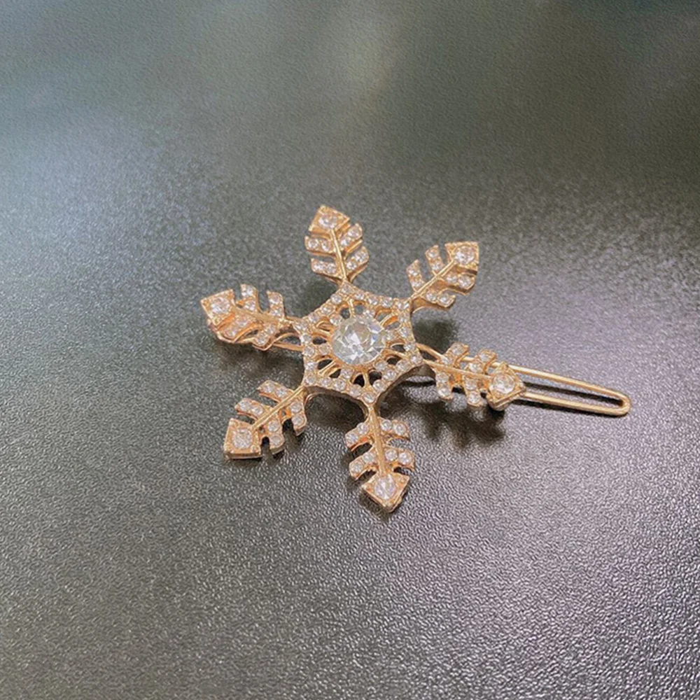 6 шт. креативные рождественские заколки со стразами аксессуары для волос девочек